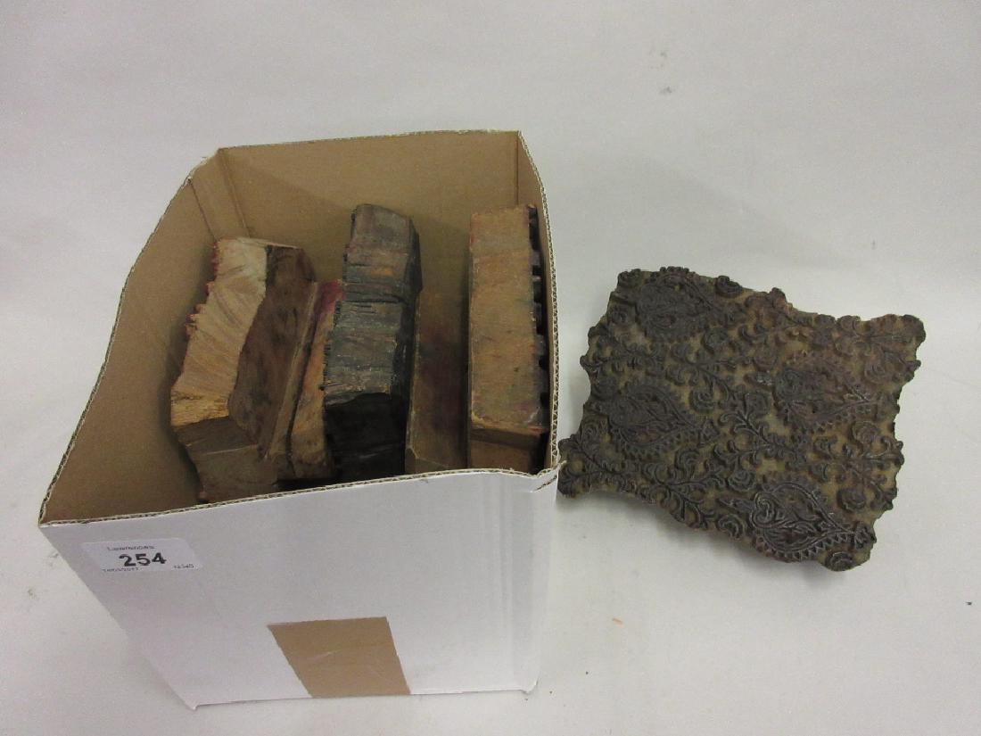 Group of four various Indian wooden and metal printing (1 of 1)