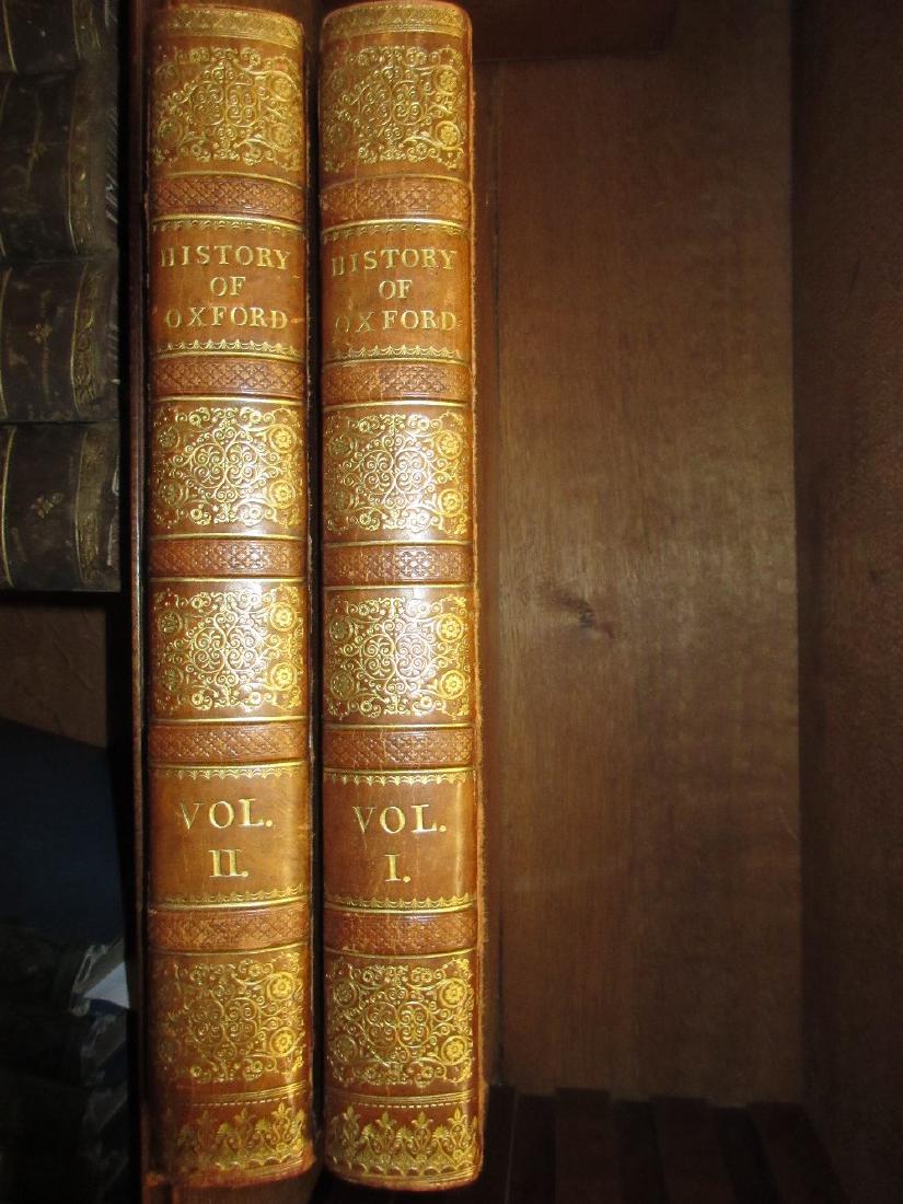 R. Ackerman, History of the University of Oxford, Its: R. Ackerman, History of the University of Oxford, Its Colleges, Halls and Public Buildings, in two volumes, London, 1814, leather bound (no plates)