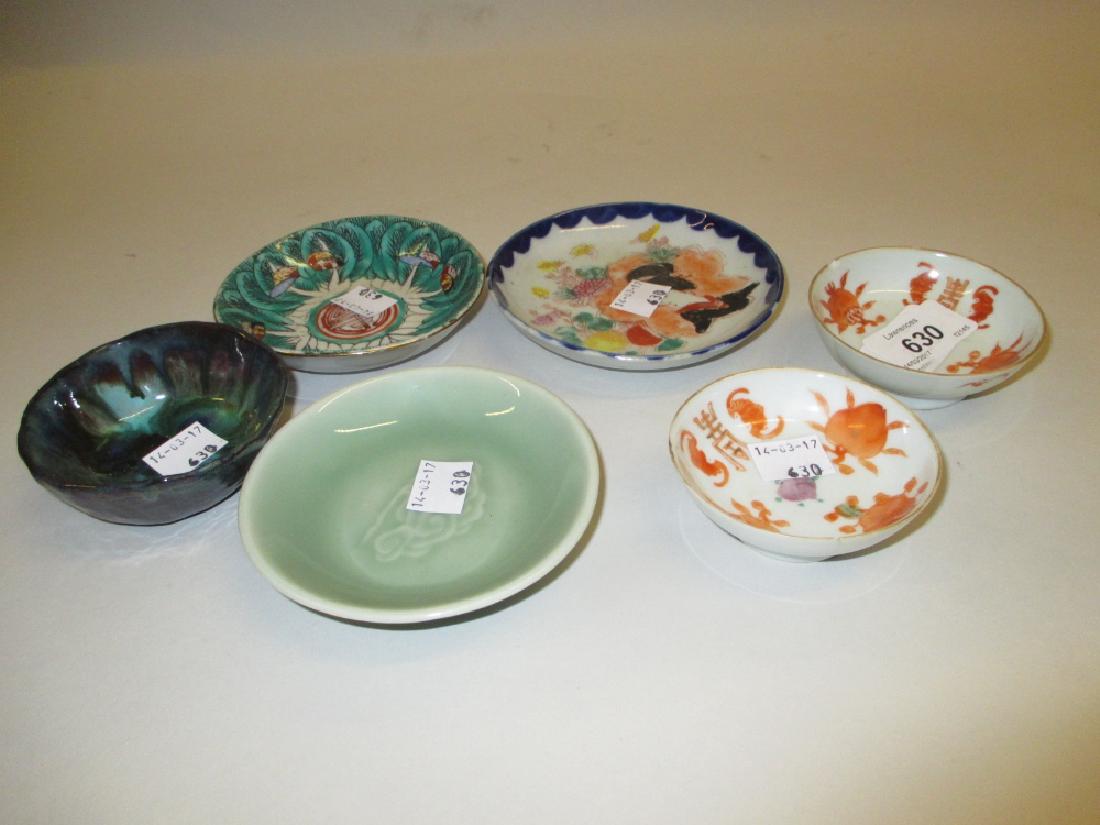 Small modern Chinese Celadon dish and five various (1 of 1)