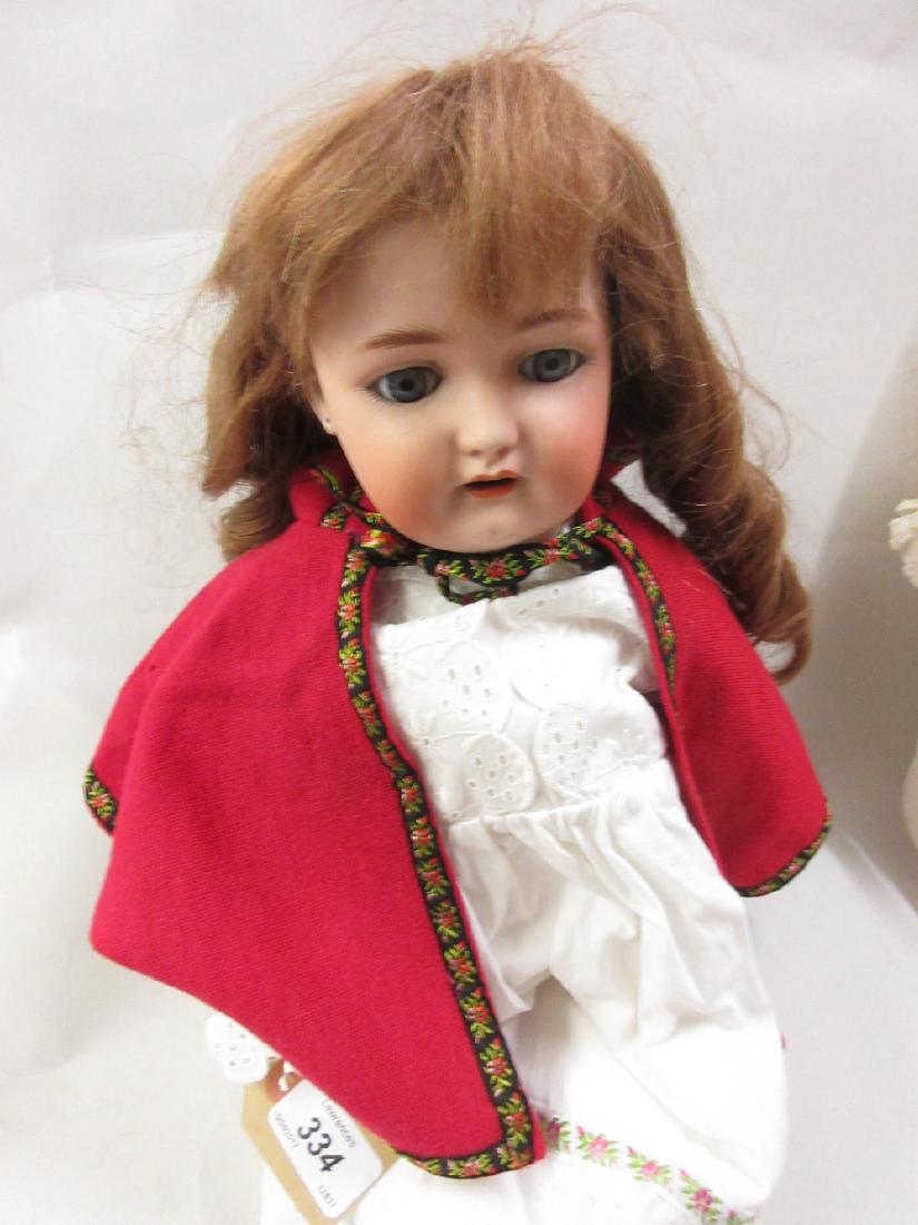 Simon & Halbig bisque headed doll having closing eyes (1 of 1)