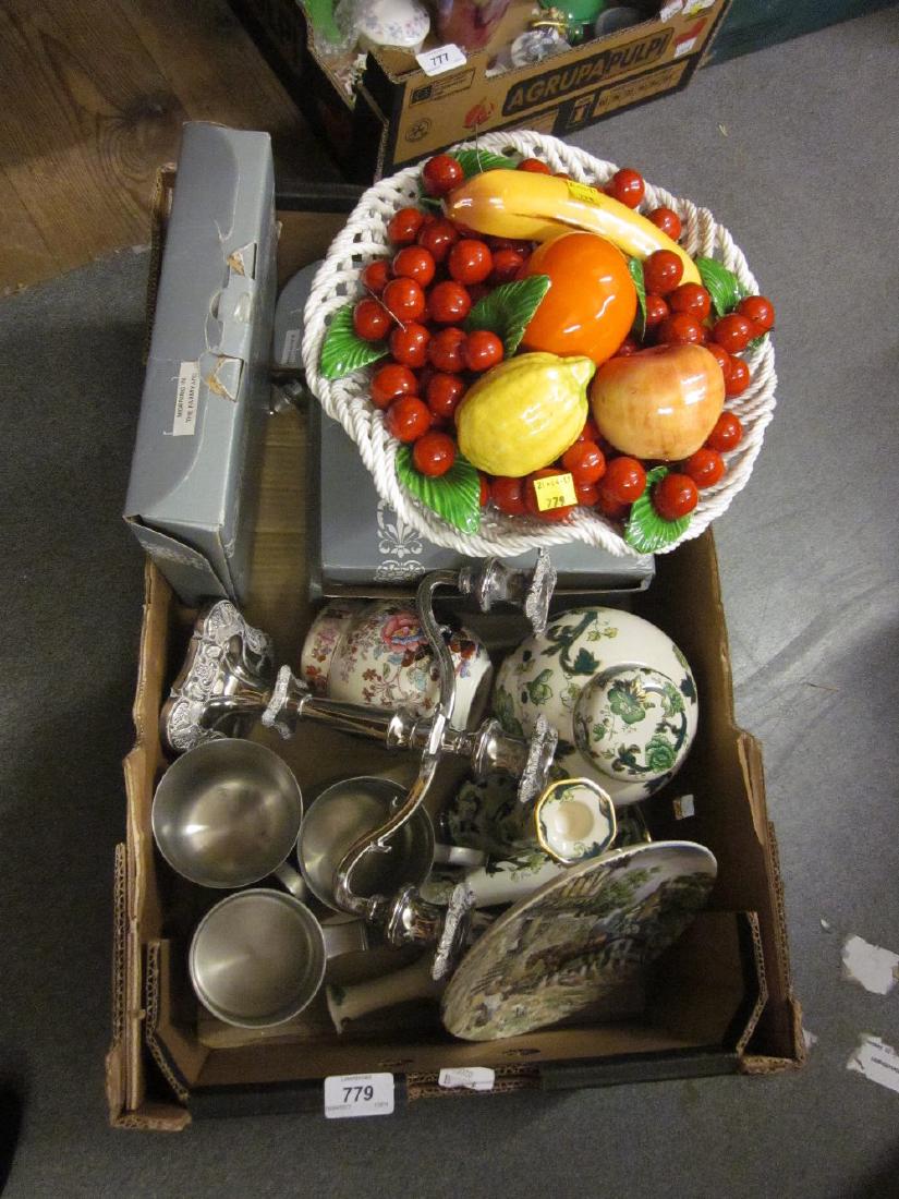 Two Masons pottery ginger jars, pair of Masons (1 of 1)