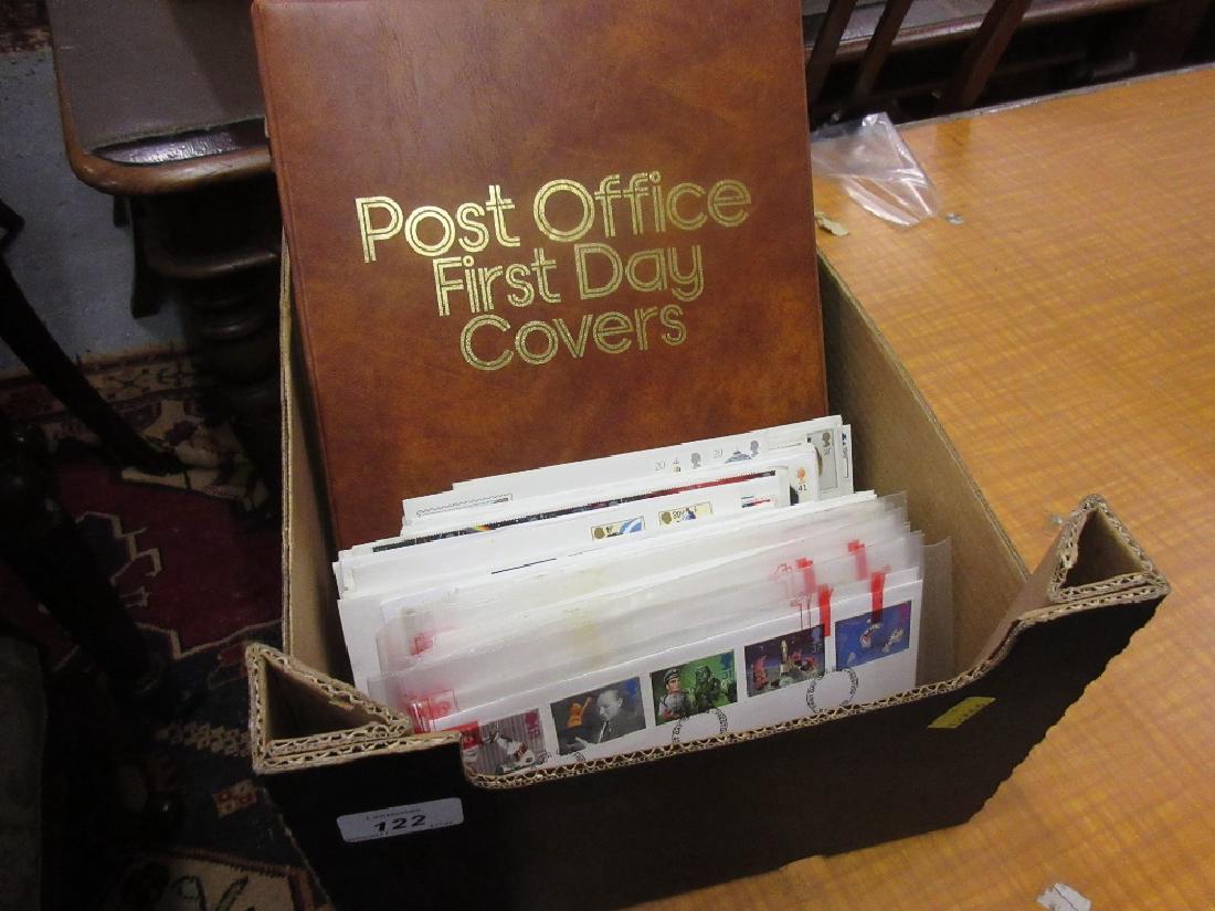 Box containing a large quantity of various First Day (1 of 1)