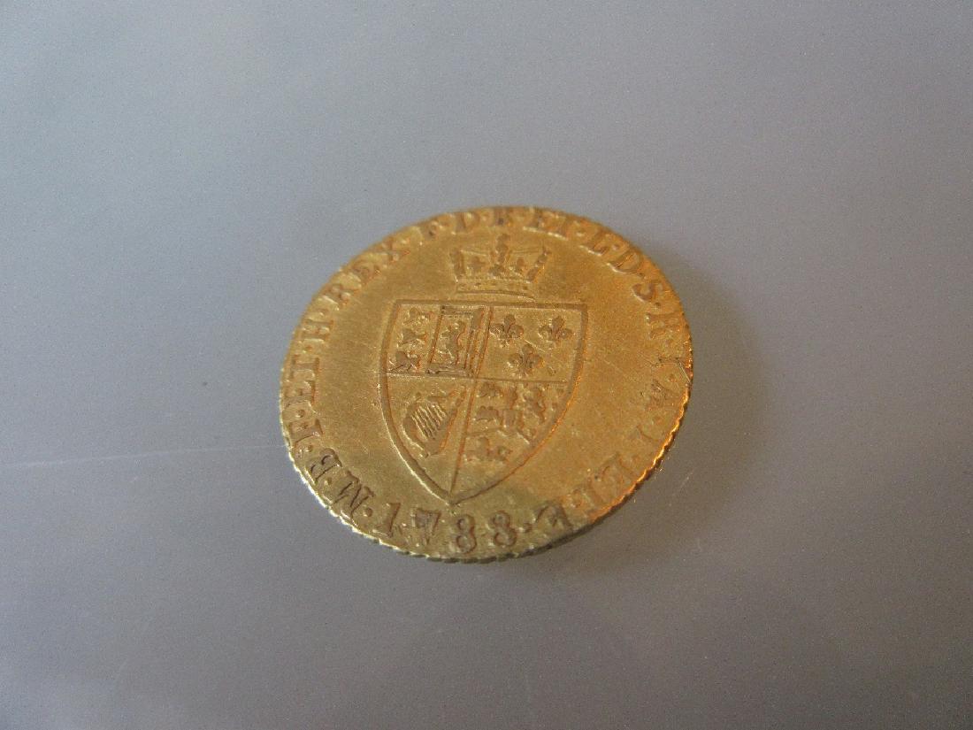 George III gold half guinea dated 1788 (1 of 1)