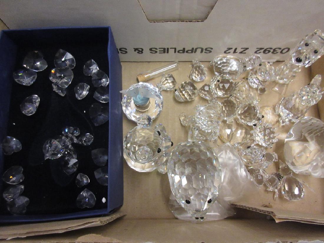Similar group of seventeen Swarovski crystal figures,: Similar group of seventeen Swarovski crystal figures, in original boxes