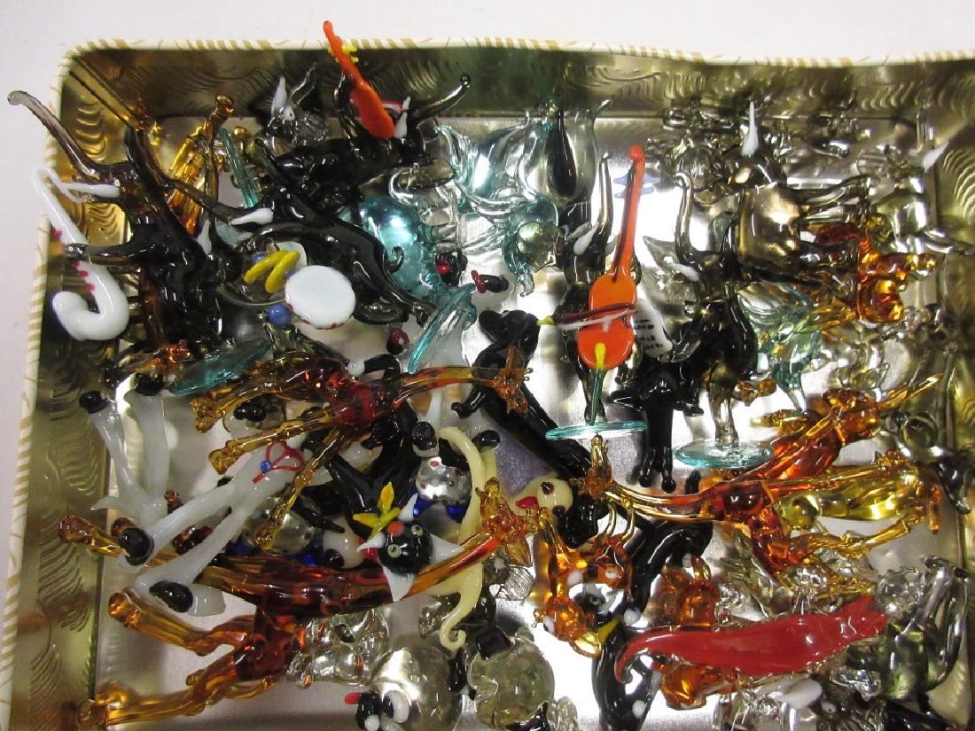 Collection of various miniature glass figures of (1 of 1)