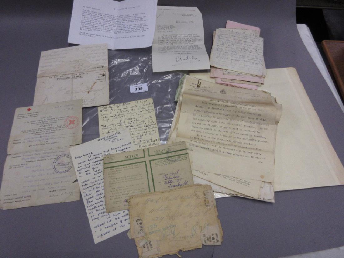 German World War I prisoner of war letter together with (1 of 1)
