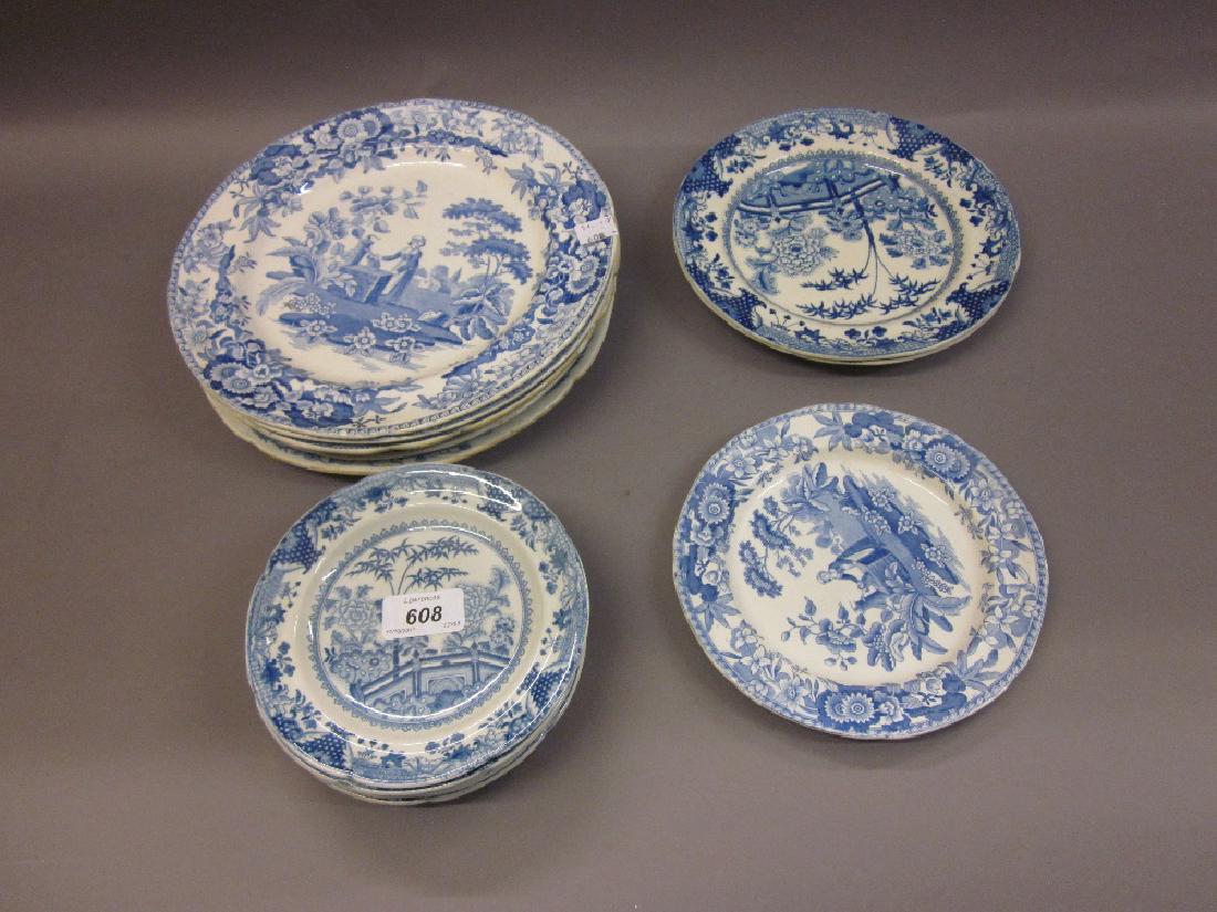 Three Copeland and Garrett late Spode blue and white (1 of 1)