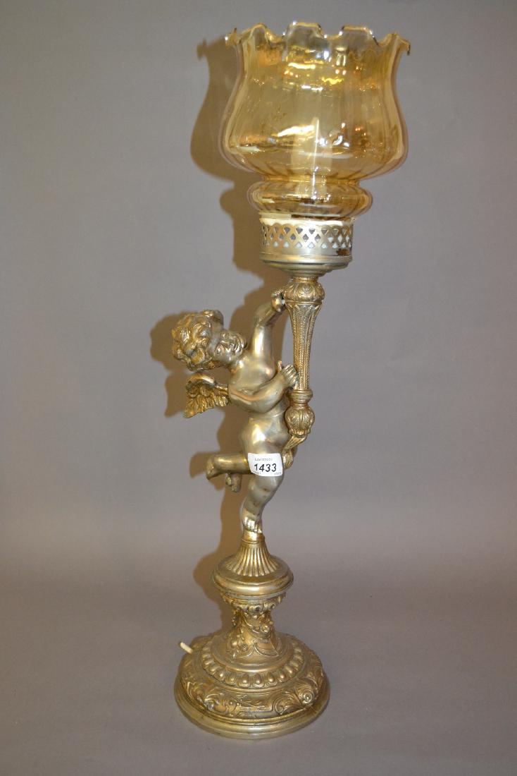 Mid 20th Century metal table lamp in the form of a (1 of 1)