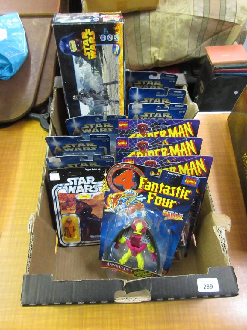 Collection of Star Wars and Marvel comics boxed figures (1 of 1)