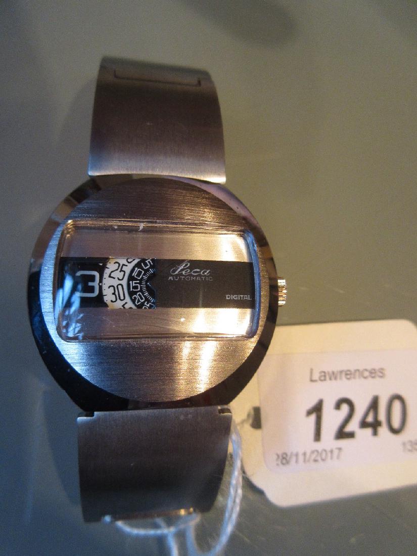 Gentleman's Leca stainless steel digital automatic (1 of 1)