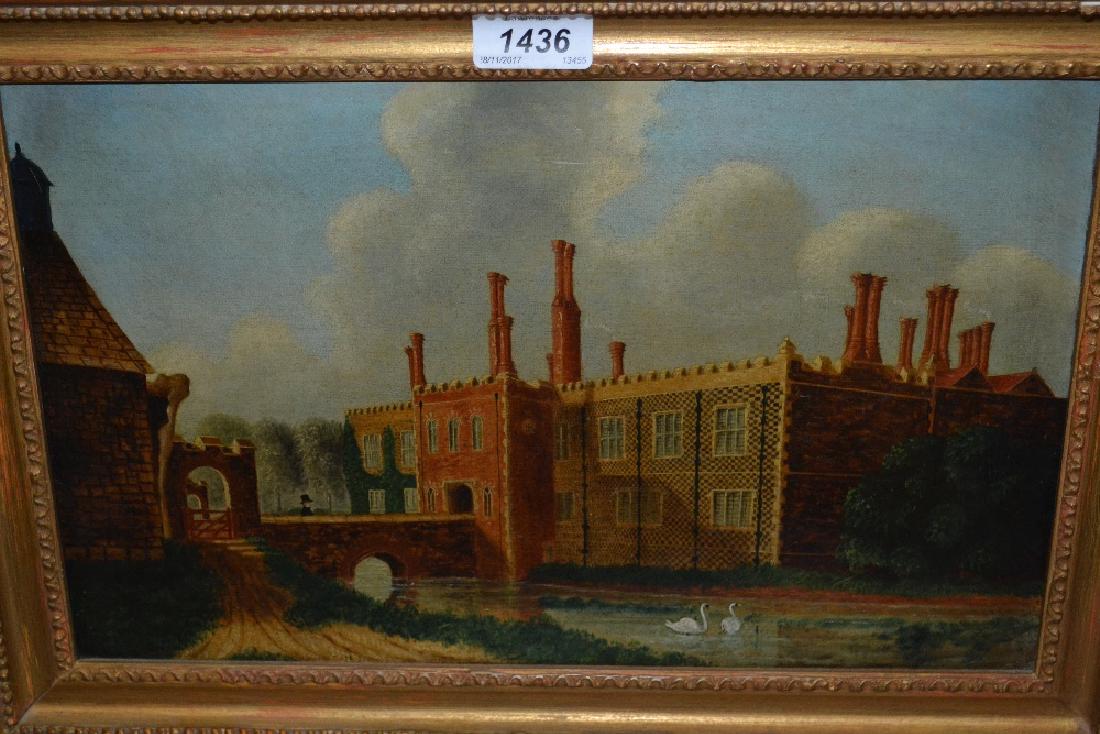19th Century English school, oil on canvas, view of a (1 of 1)