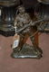 Small 20th Century dark patinated bronze figure of a