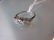 Art Deco style platinum set three stone diamond ring,