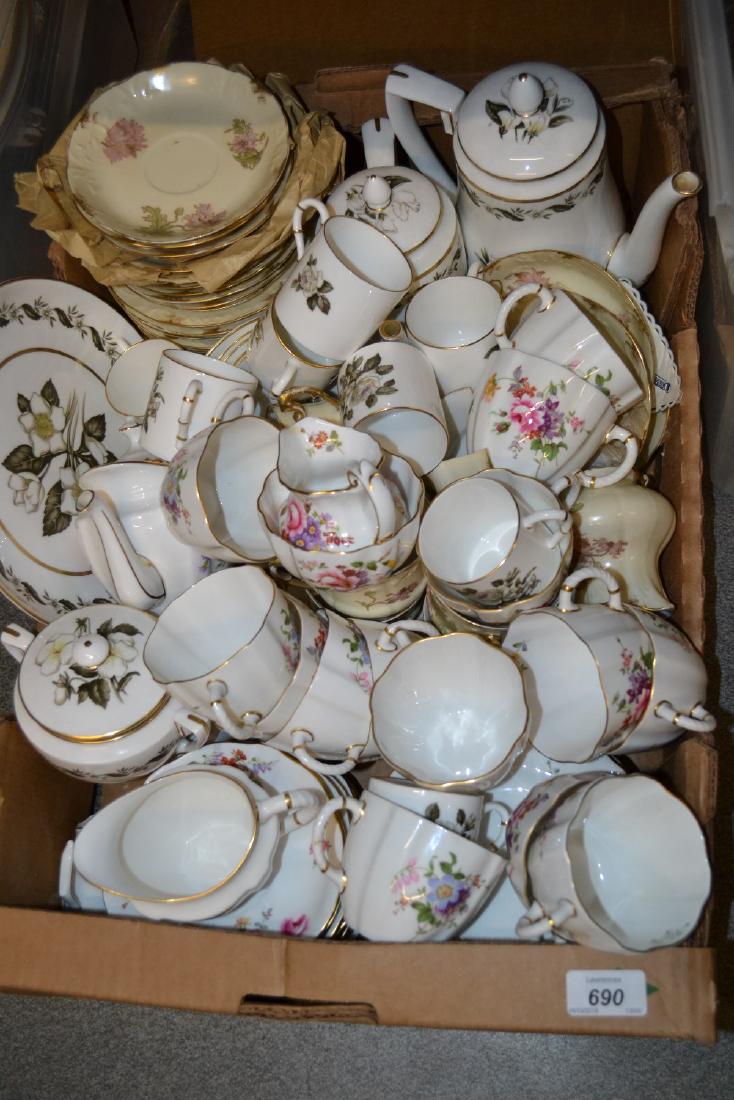 Royal Crown Derby Posies pattern tea service, together (1 of 1)
