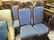 Set of four 19th Century carved oak dining chairs