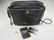 Ladies black quilted leather handbag by Chanel with