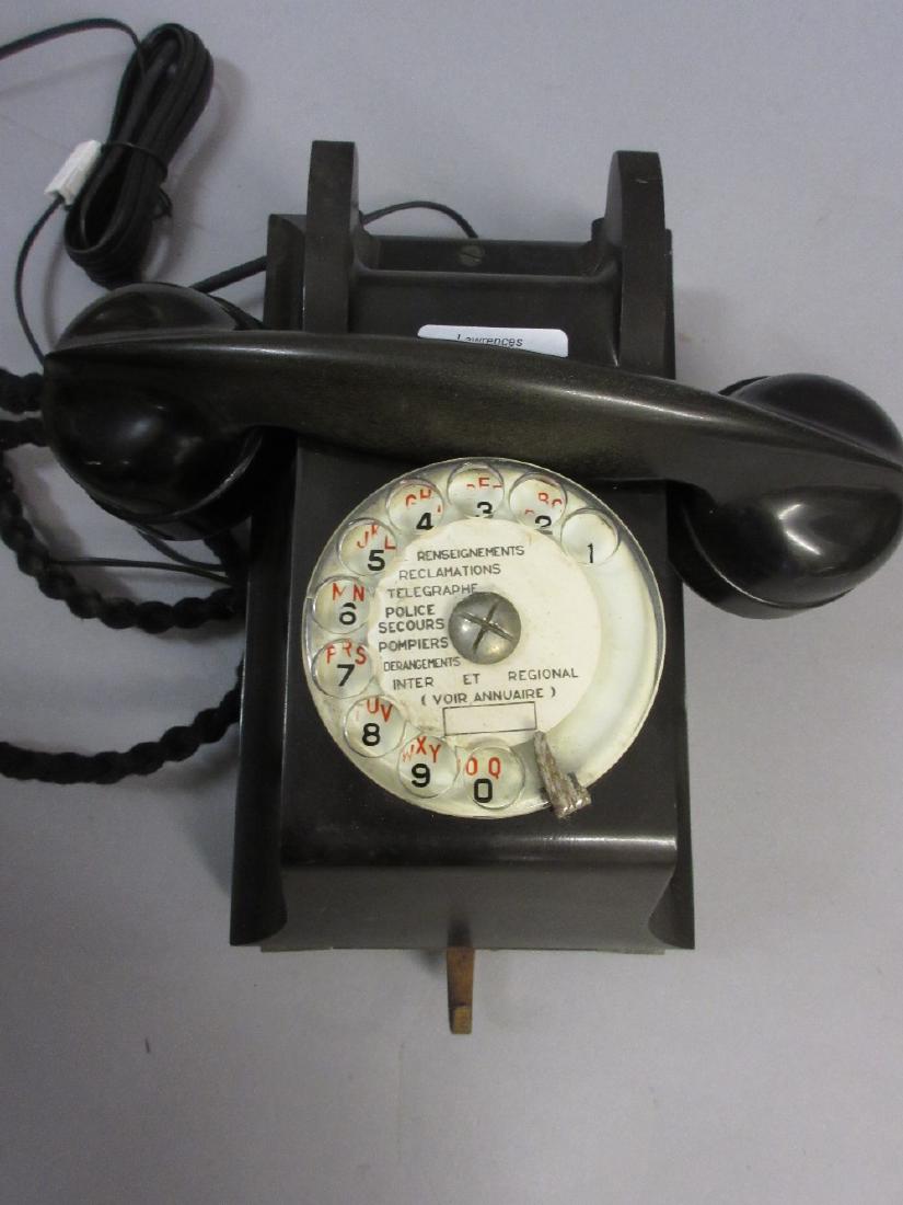 Ericsson French Bakelite wall telephone (converted): Ericsson French Bakelite wall telephone (converted)