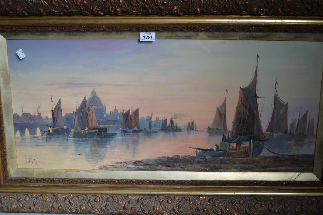 J. Bale, pair of mixed media paintings on board, Dutch (1 of 2)