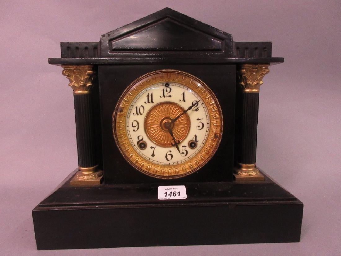 Late 19th / early 20th Century black Japanned metal (1 of 1)