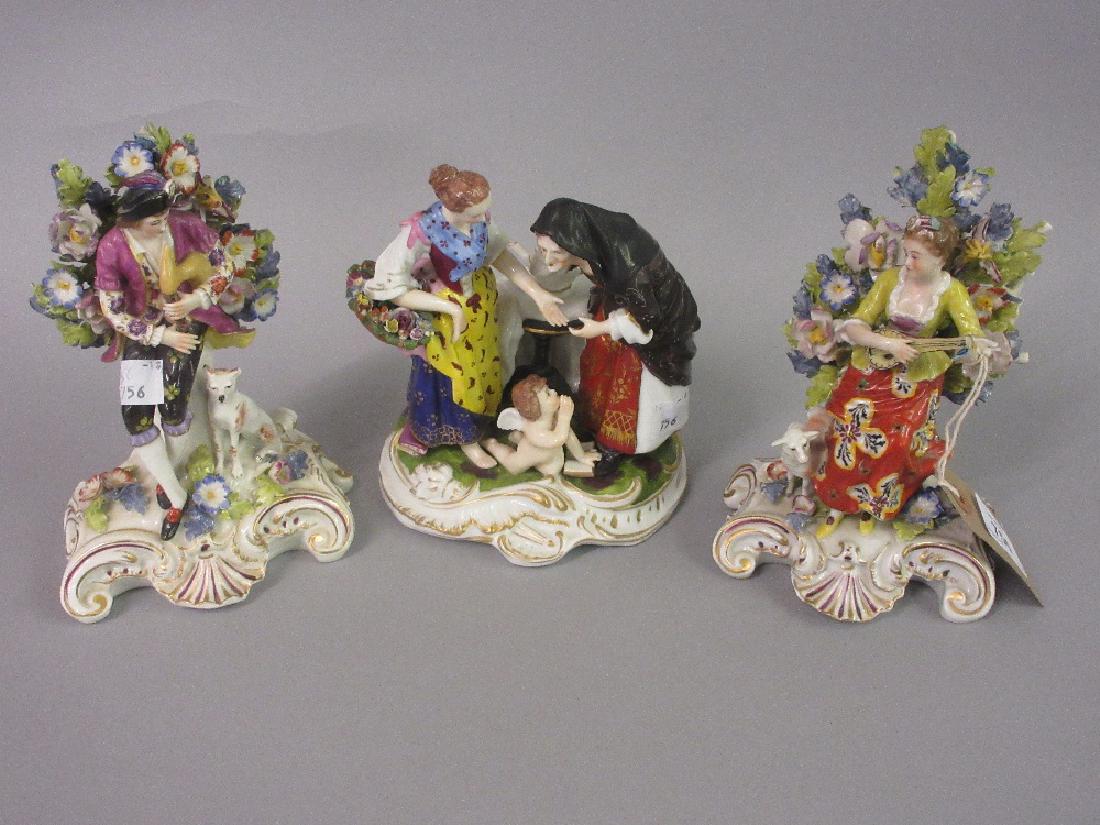 Pair of Samson Derby figures of male and female (1 of 1)