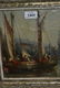 Small Dutch school, oil painting on canvas, moored