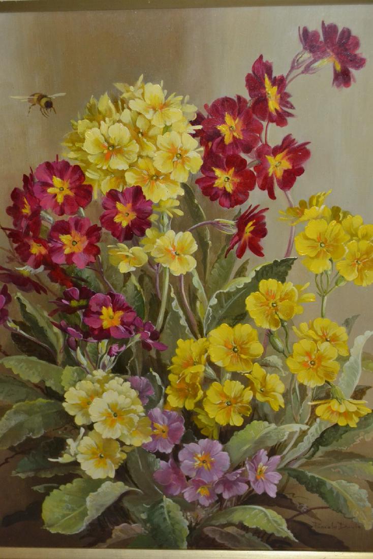 Pamela Davis, oil on board, still life, flowers, (1 of 1)