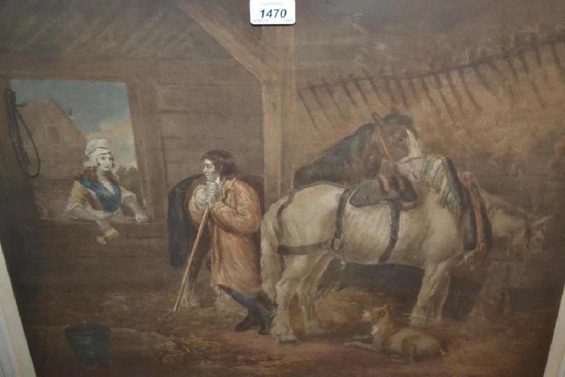 Various framed antique engravings after George Morland (1 of 1)