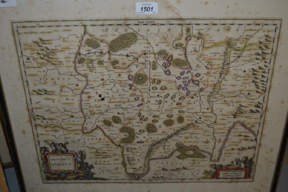 17th Century map of the Provinces of France, some (1 of 1)