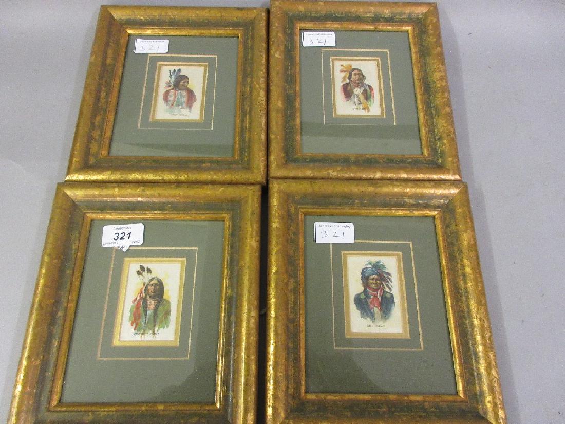 Group of four American Tobacco Company framed silk (1 of 1)