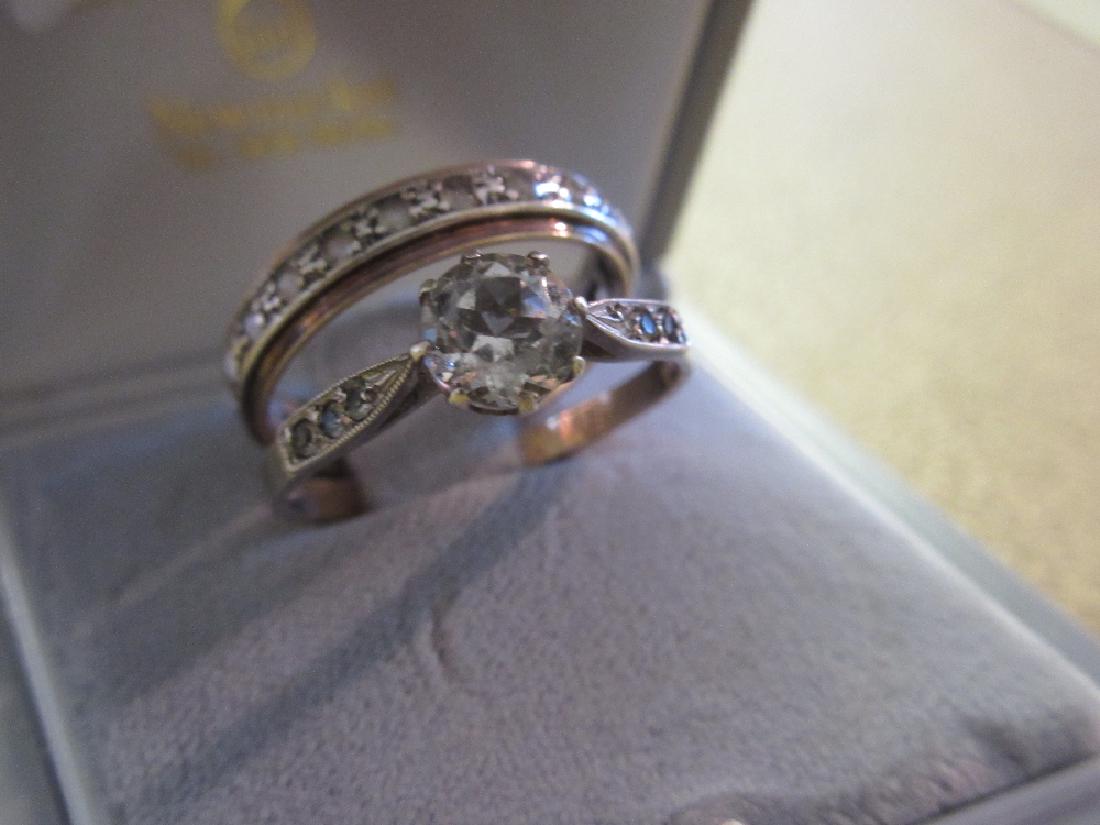 9ct Yellow gold full eternity ring and a silver paste (1 of 1)