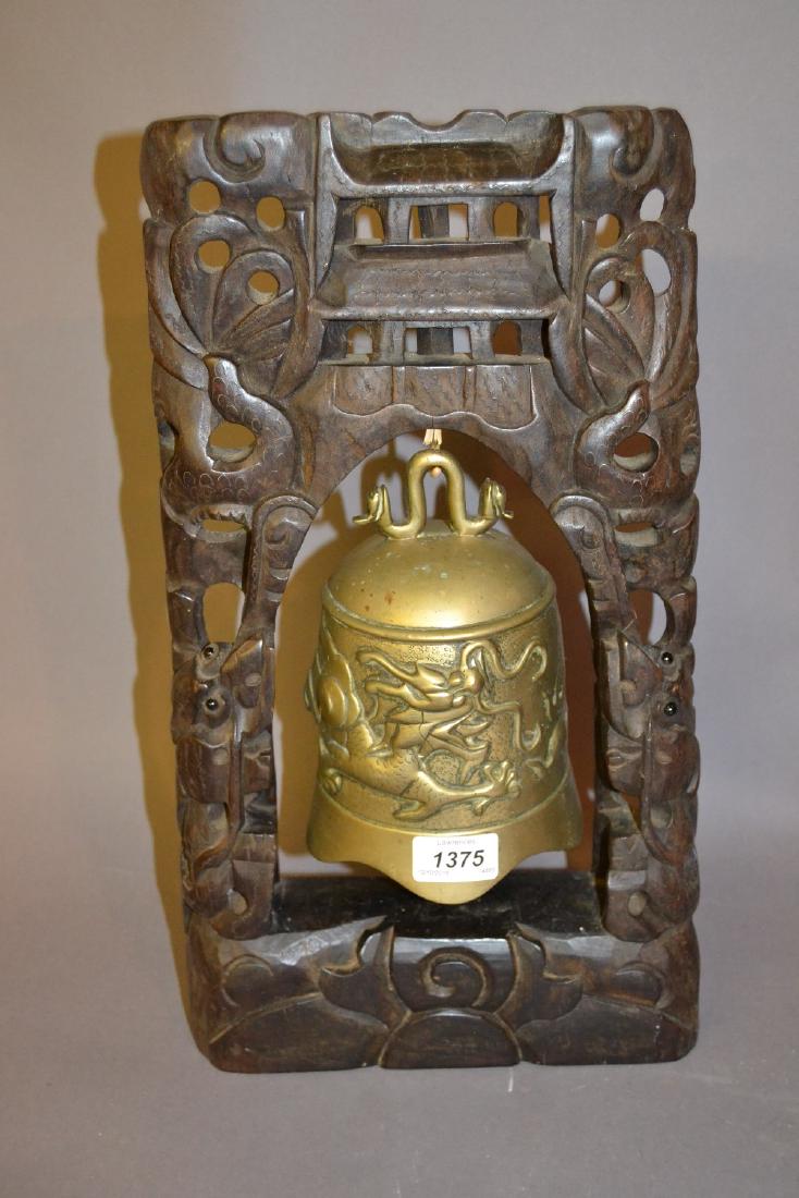 Late 19th or early 20th Century Chinese bronze temple (1 of 1)