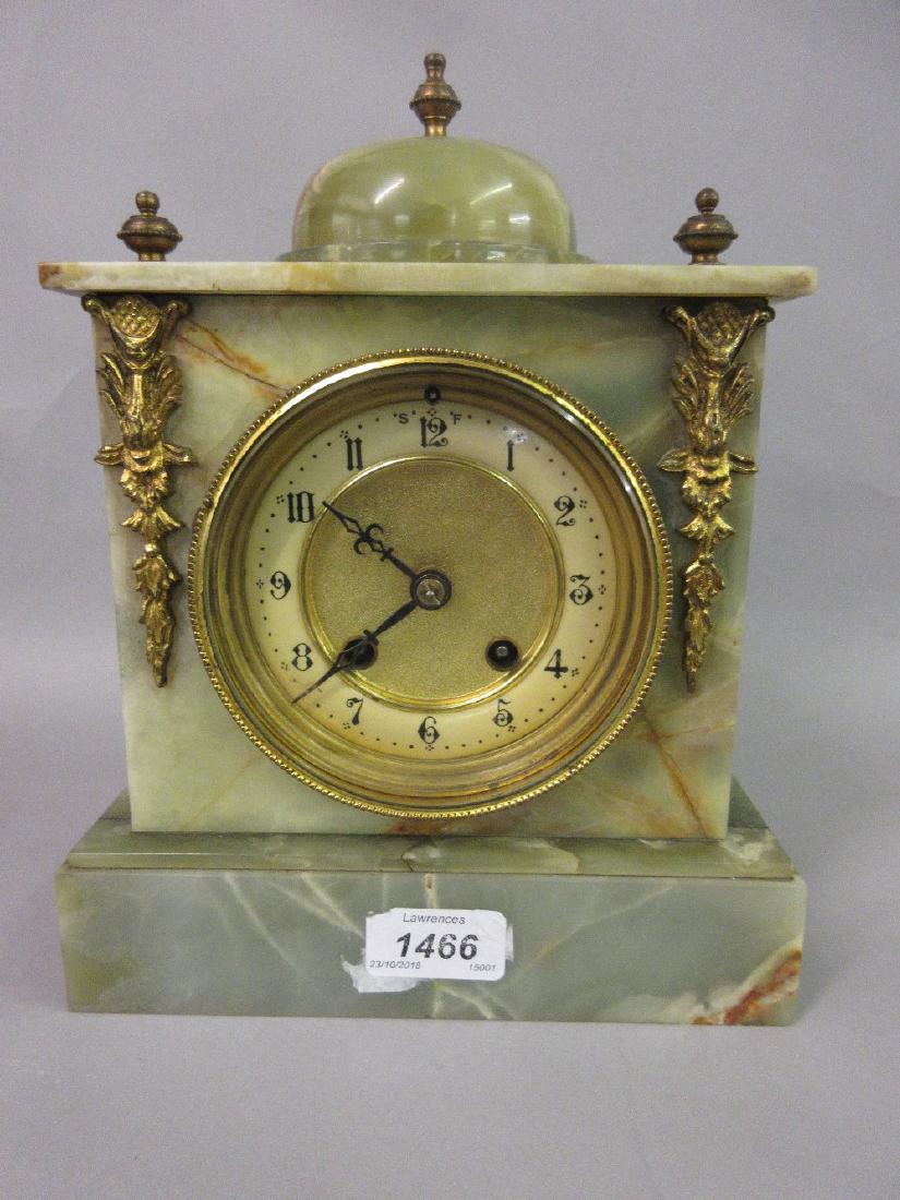 Late 19th or early 20th Century French onyx and gilt (1 of 1)