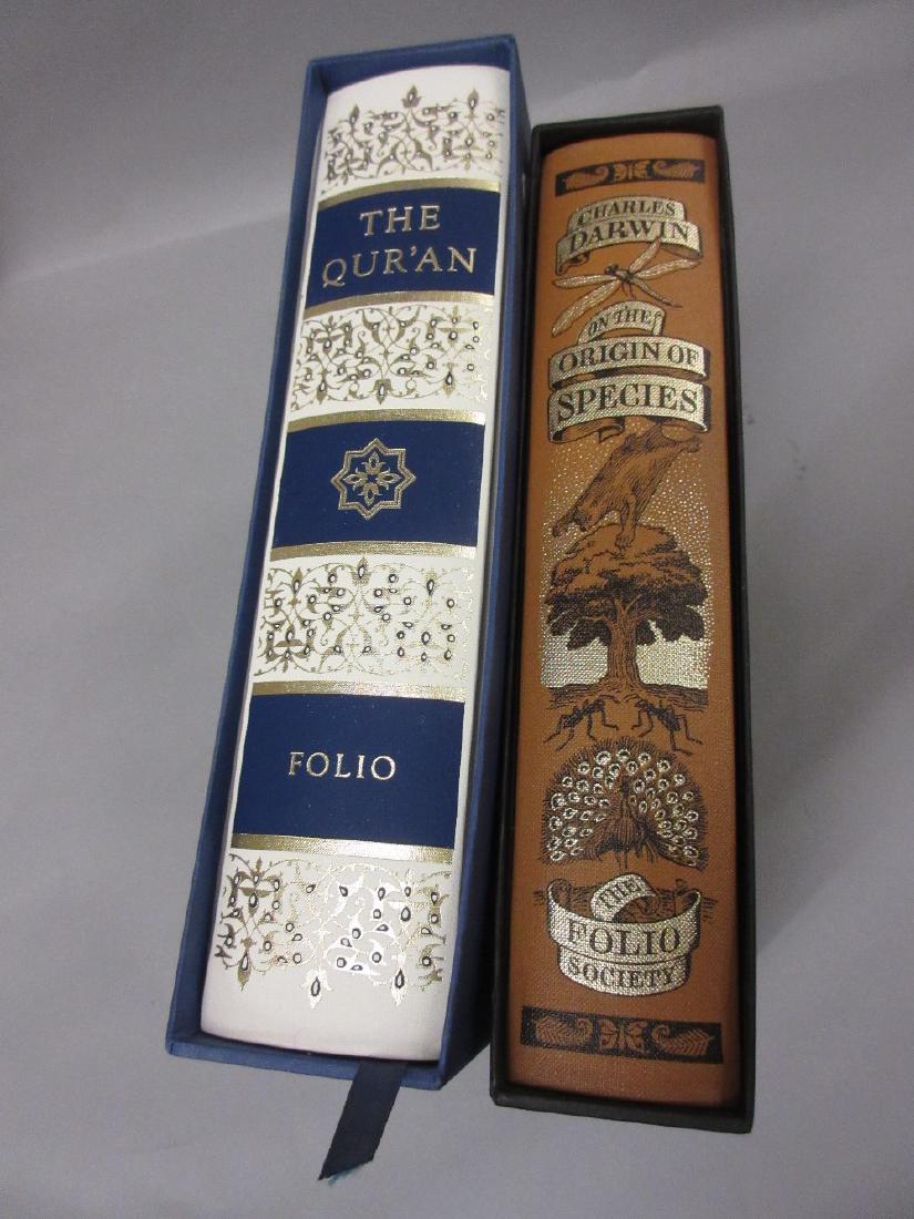 Two Folio Society books, Charles Darwin, ' The Origin (1 of 1)