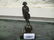 Small 19th Century dark patinated bronze figure of