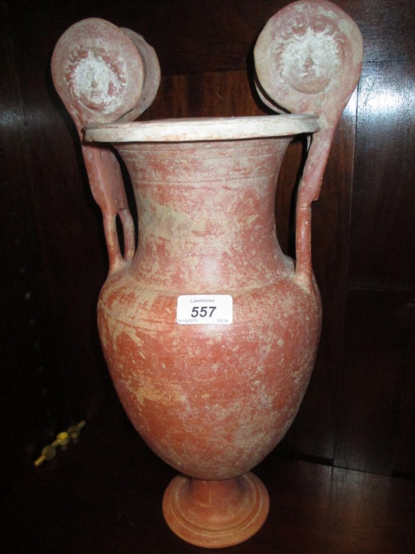 Large Greco Roman two handled baluster form vase with (1 of 1)
