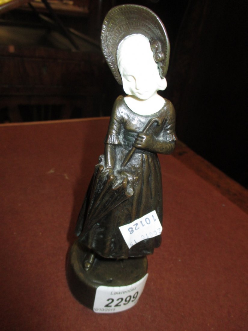 Peter Tereszczuk, brown patinated bronze and ivory (1 of 1)