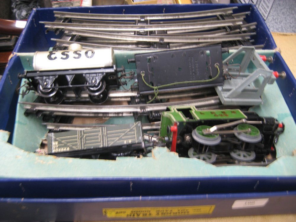 Hornby 0 gauge No. 201 tank goods train set in original (1 of 1)