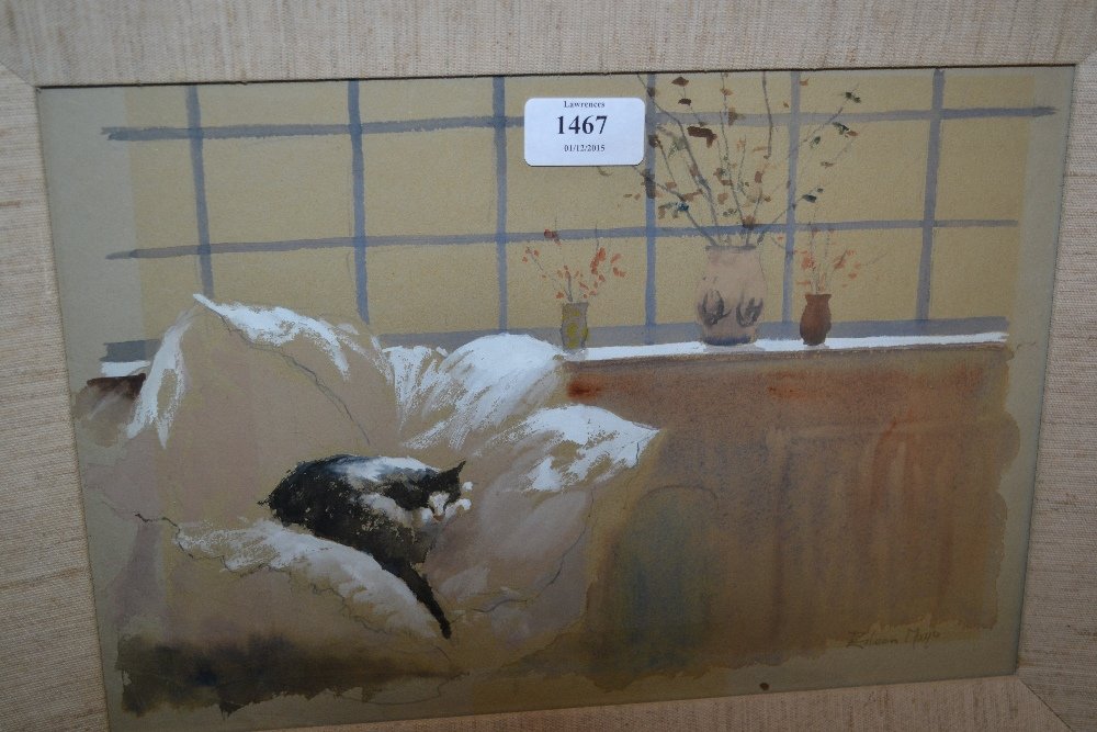 Eileen Mayo, signed gouache and watercolour, study of a (1 of 1)