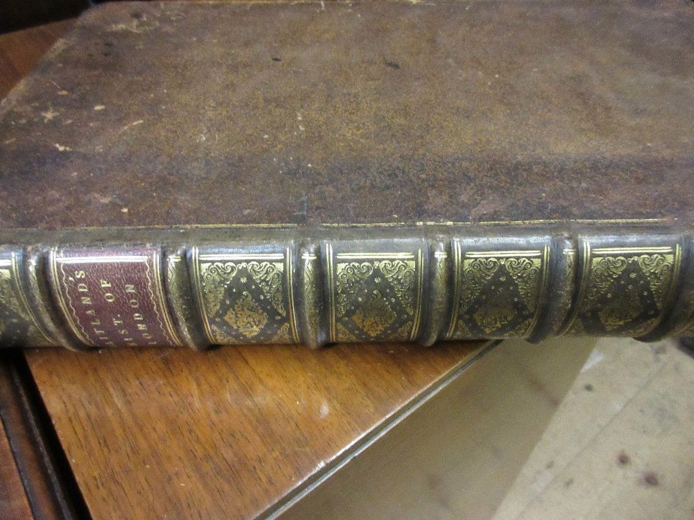 Large 18th Century leather bound volume, ' The History (1 of 2)