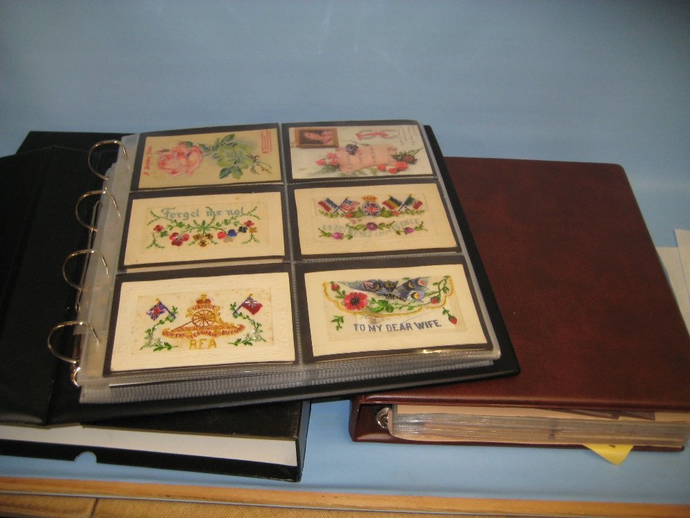 Two albums containing a collection of various postcards (1 of 1)