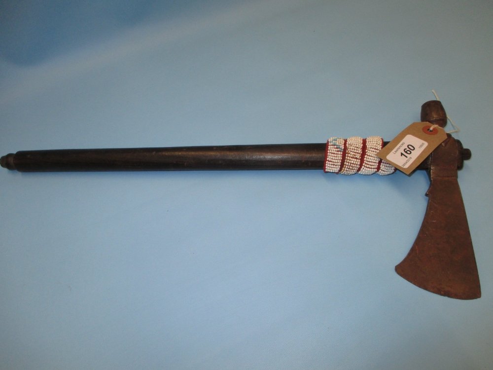 North American Indian combined tomahawk / peace pipe (1 of 1)