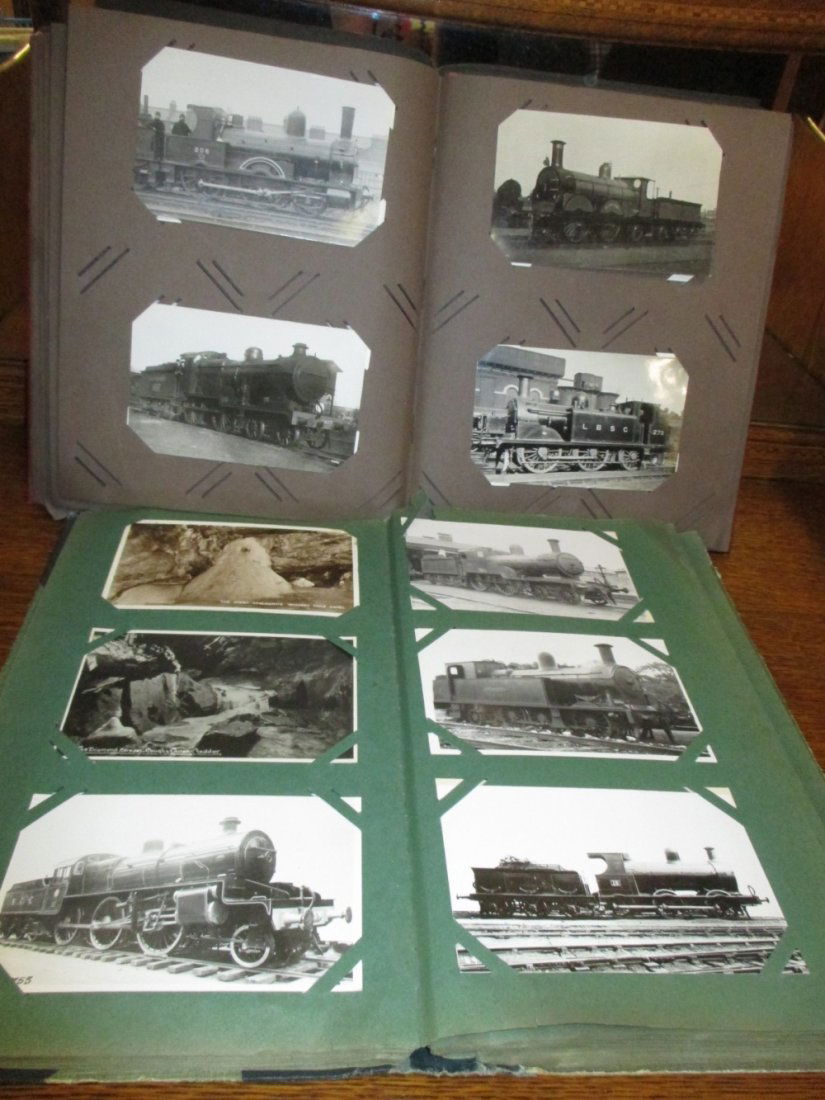 Two Edwardian postcard albums containing a collection (1 of 1)