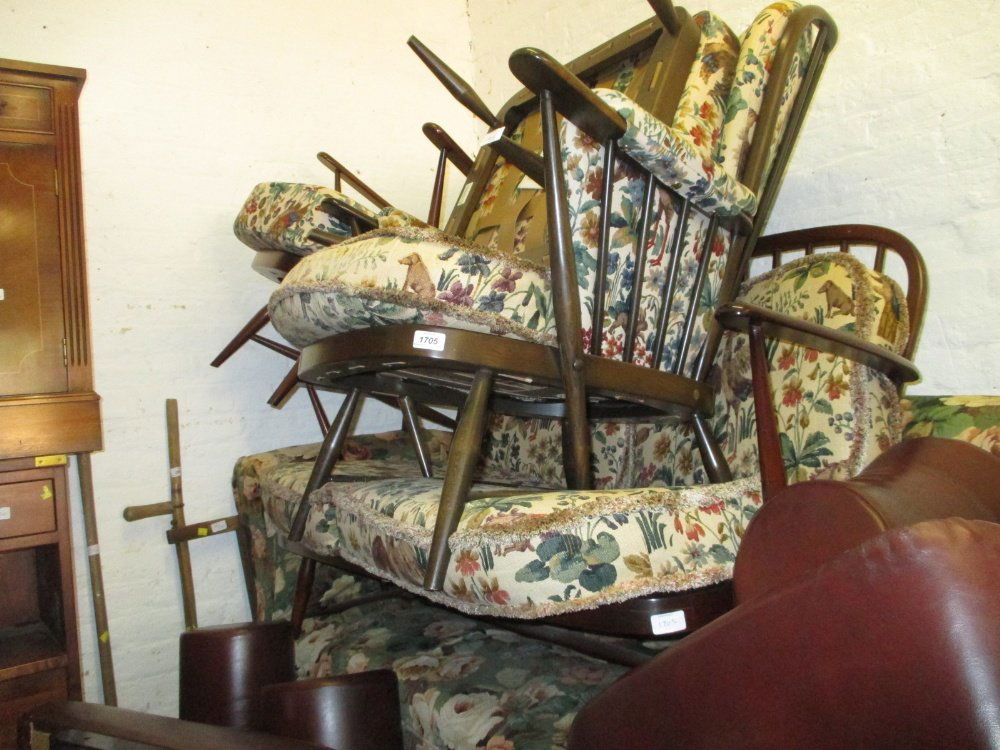 Ercol four piece sitting room suite: Ercol four piece sitting room suite