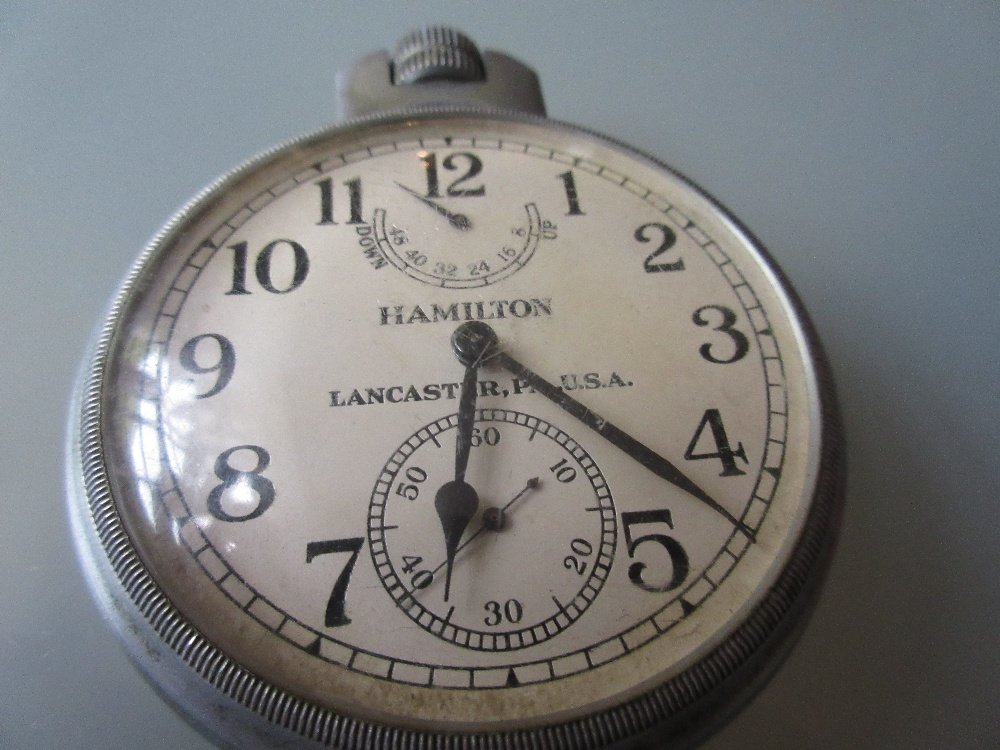 World War II Hamilton U.S. Navy model 22 chronometer (1 of 1)