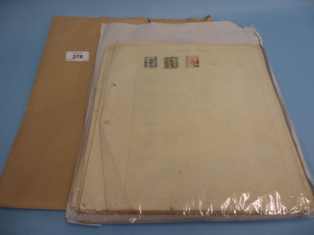 Album containing a quantity of mixed pages of stamps, (1 of 1)