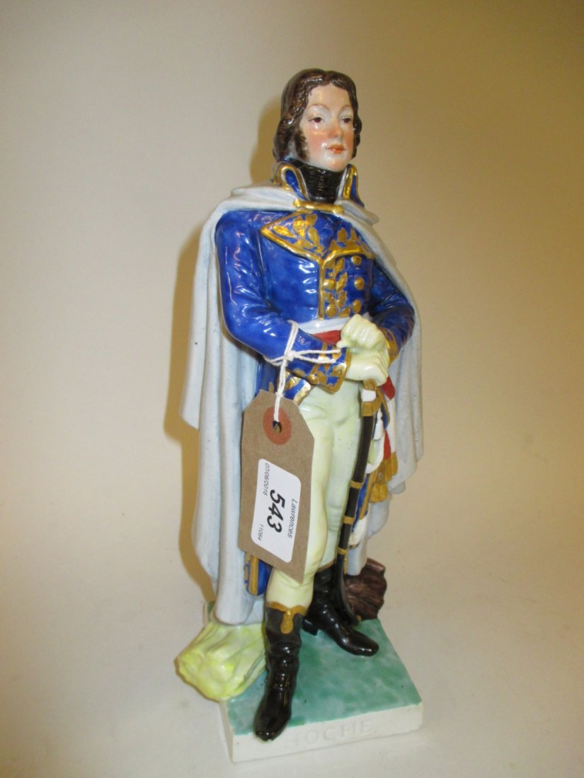 Vienna porcelain figure of General Louis Lazare Hoche, (1 of 1)