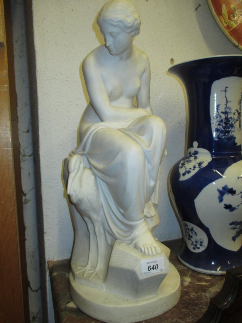 Art Union of London Parian figure of ' Solitude ' after (1 of 1)