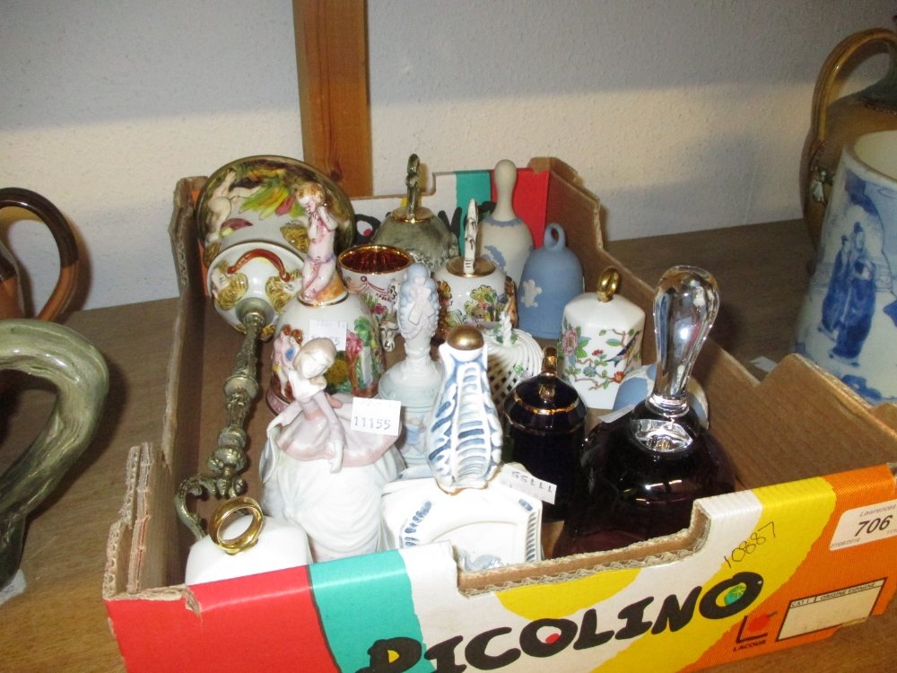 Collection of sixteen various bells including Lladro, (1 of 1)