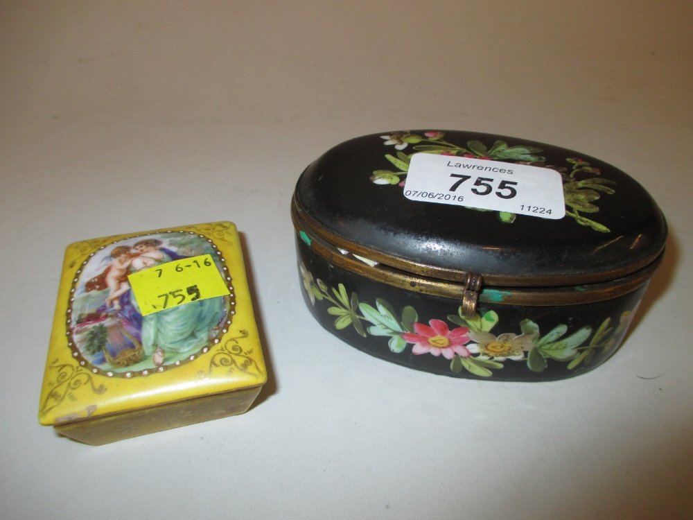 Late 19th / early 20th Century oval gilt metal mounted (1 of 1)