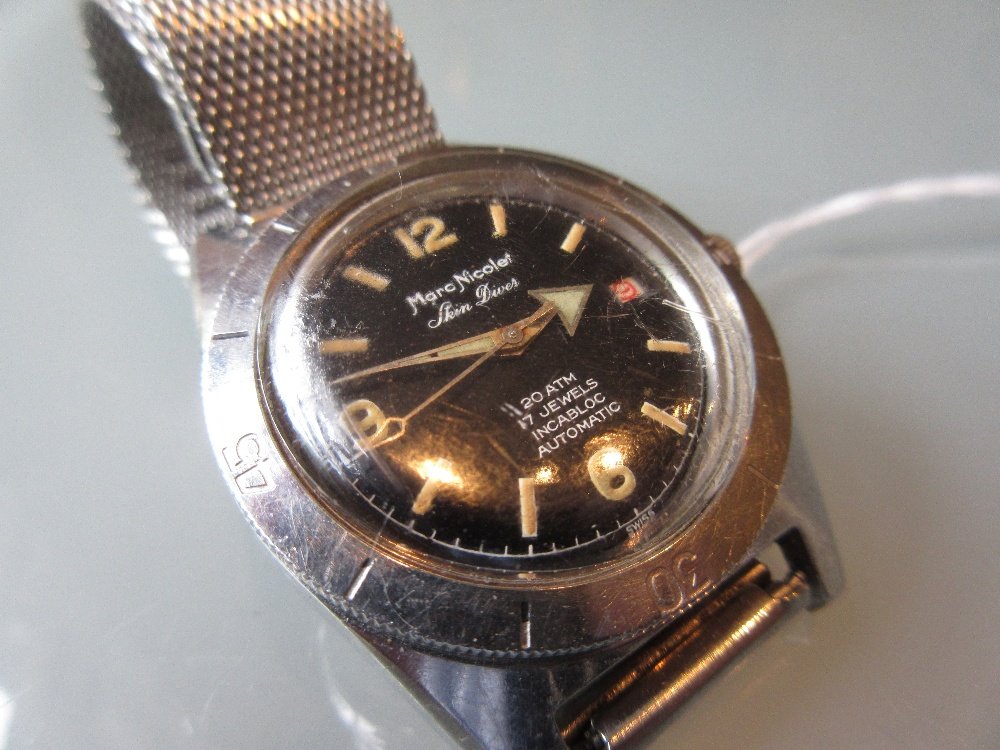 Marc Nicolet, gentleman's skin diver automatic (1 of 1)